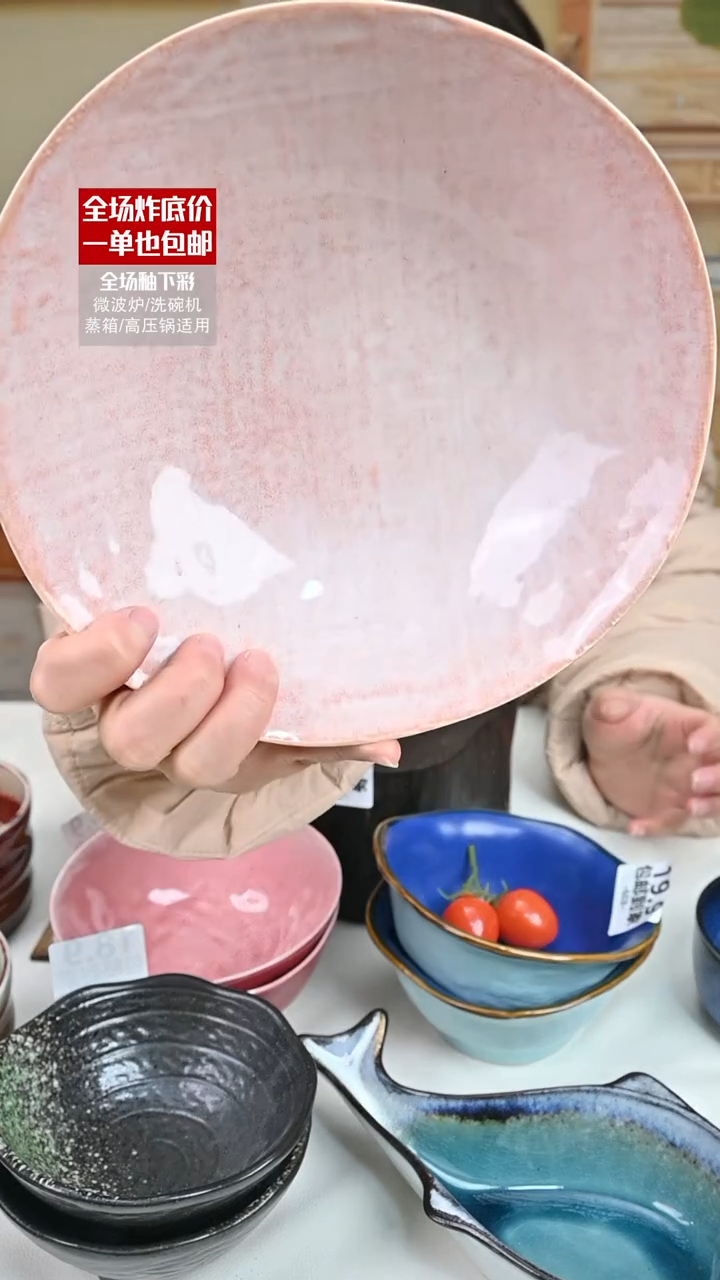 【闪购商品】瓷日式简约菜碗223（默认微瑕）