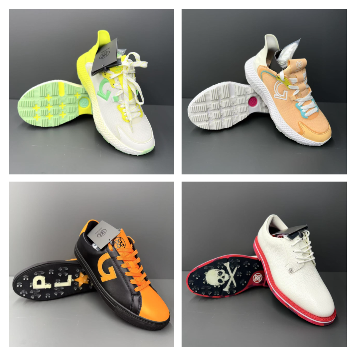 GFORE男士高尔夫球鞋G4女鞋运动鞋吉福皮鞋透气运动 拍大一码正品