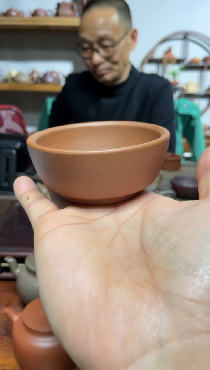 【闪购商品】紫砂茶壶黄降坡主人杯80CC