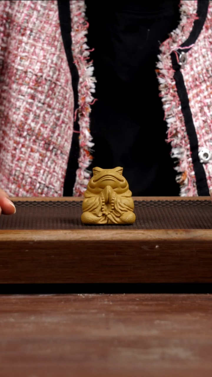 茶壶紫砂茶宠金蟾