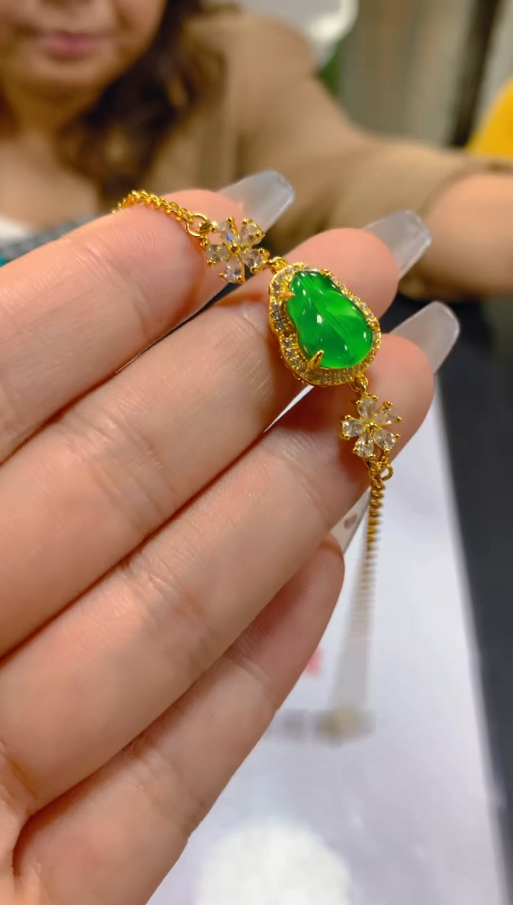 未镶嵌手链翡翠多样性发一