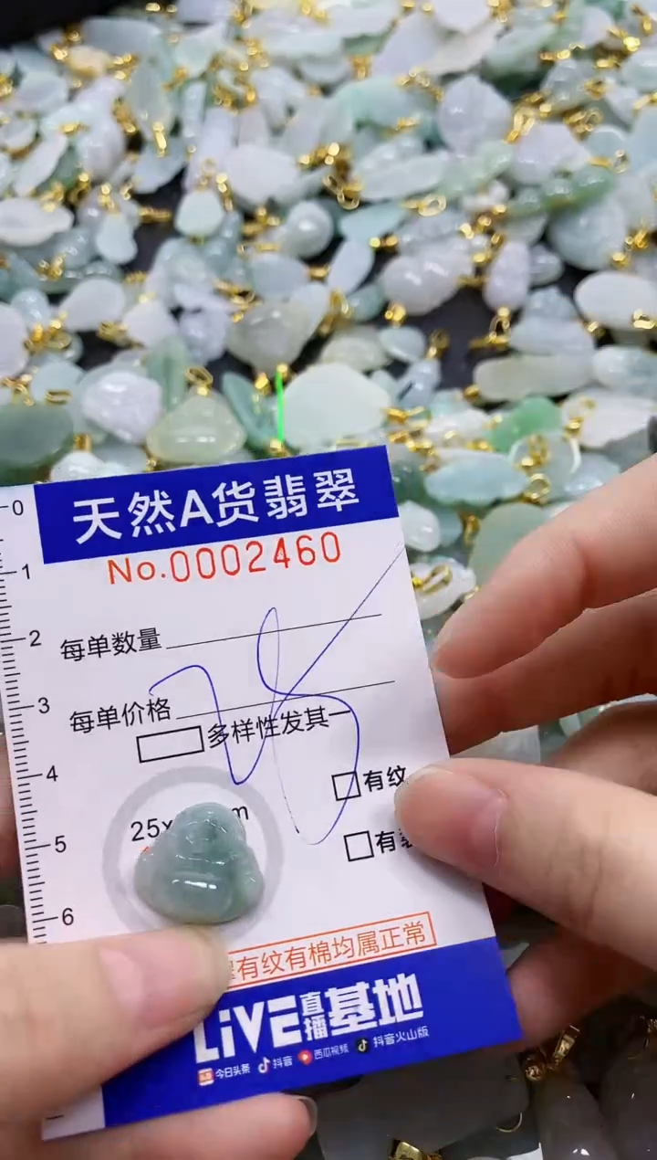 颈饰未镶嵌翡翠天然A货翡翠