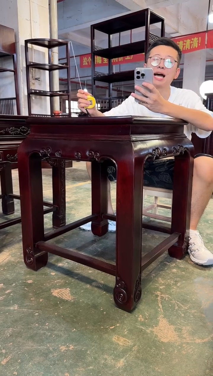 黑酸枝木类成套家具J77