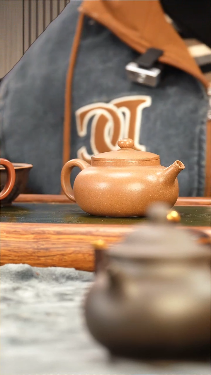 茶壶紫砂段泥光塑小圆珠