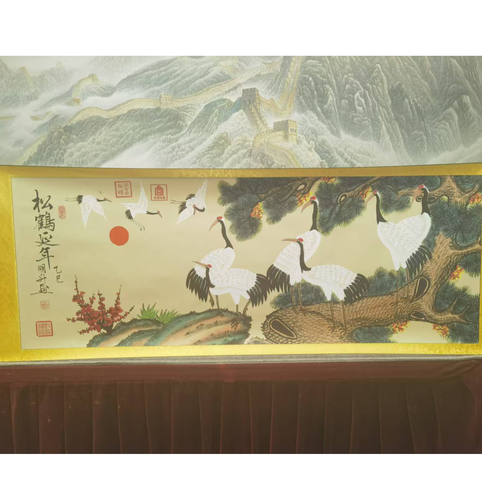 松鹤延年陈老师精品国画