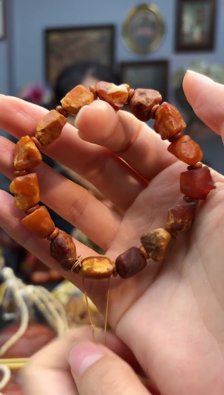 手串琥珀未镶嵌手串