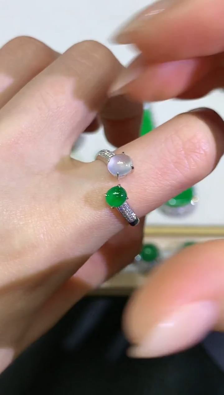 【闪购商品】翡翠颈饰18K金镶嵌团购72