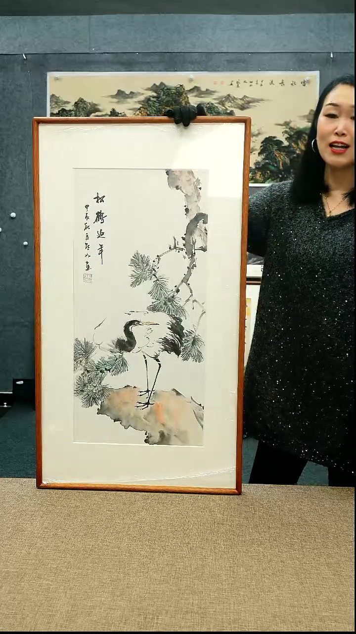 【闪购商品】国画52*92陈默如老师花鸟