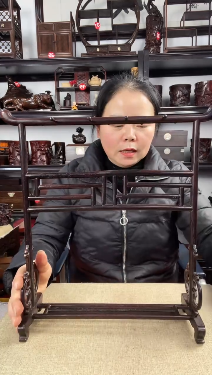 木老李红木工艺品815瑕疵