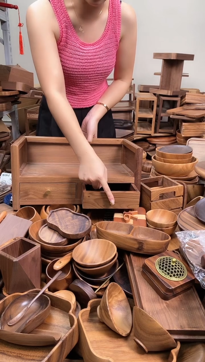    北美黑胡桃木茶书塌