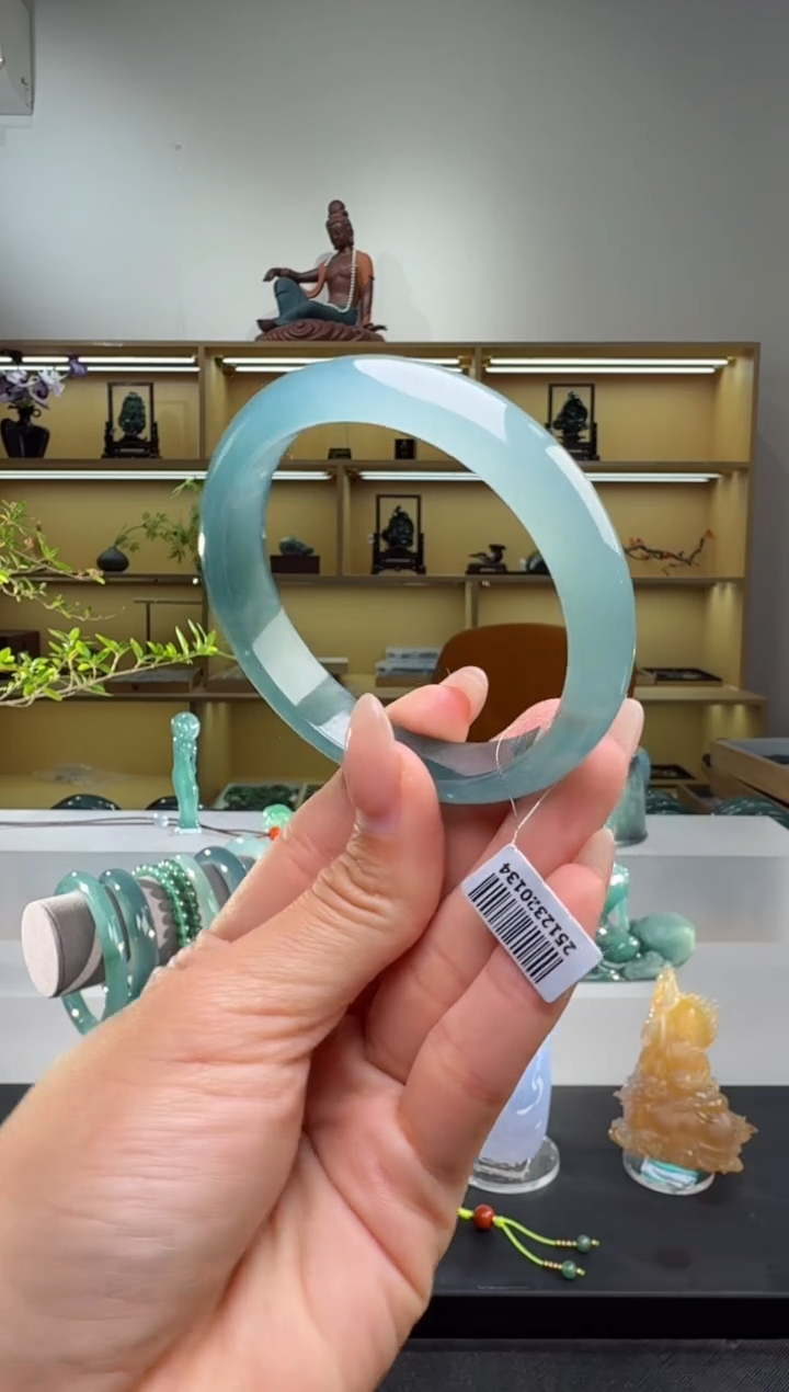 未镶嵌手镯翡翠55.5圈