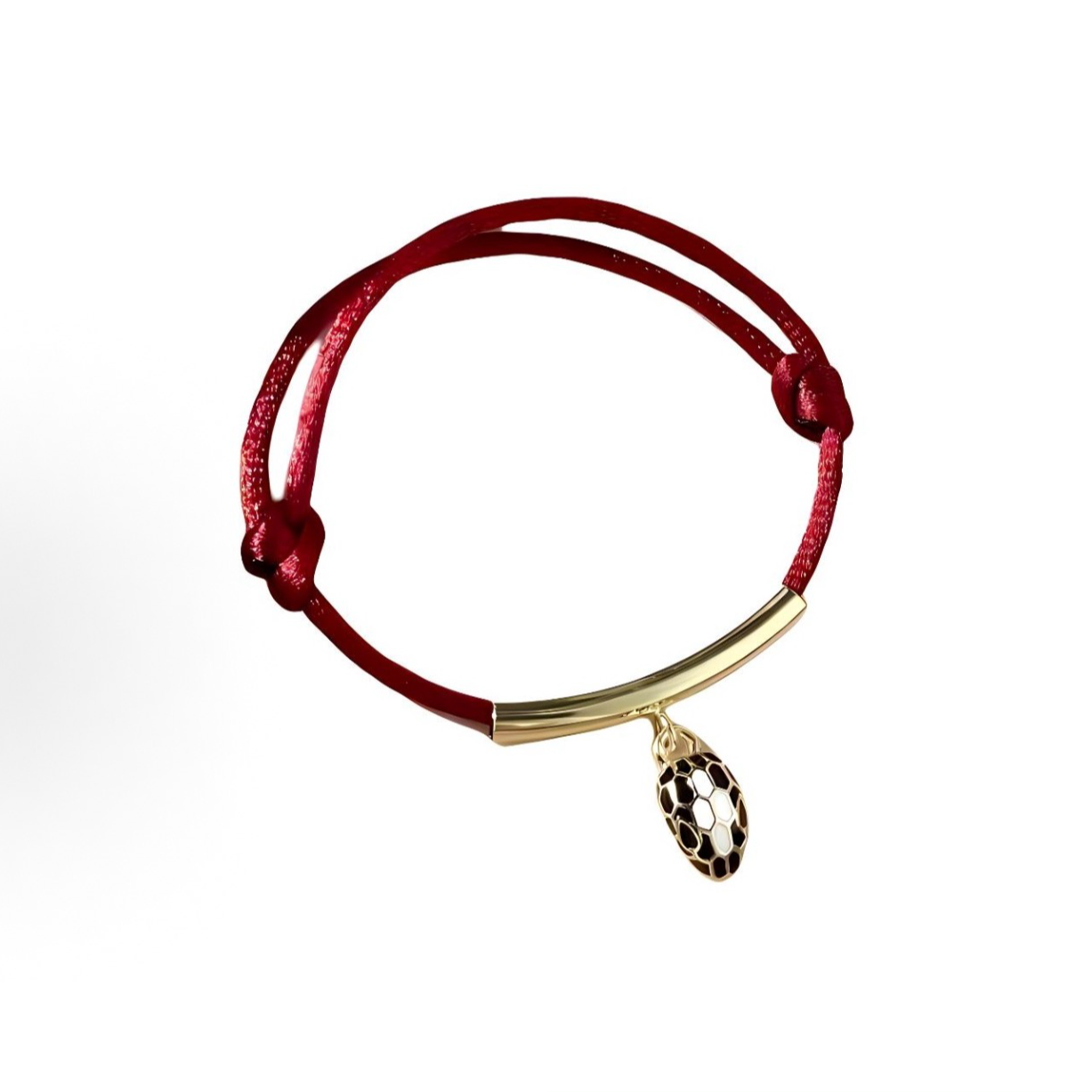 未使用 BVLGARI/宝格丽 红绳设计手绳