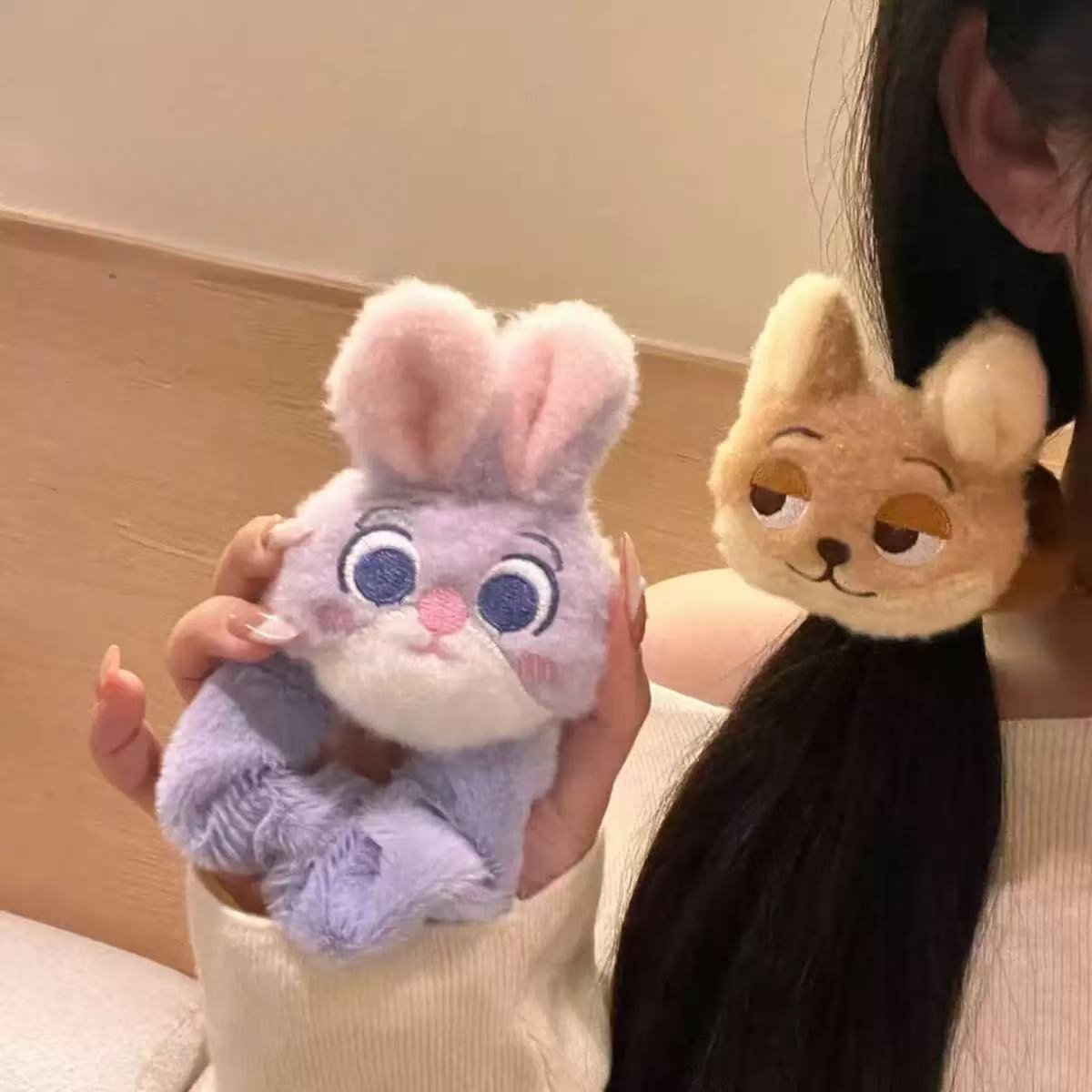 甜美儿童发绳发圈发饰简约可爱毛茸茸发圈【到手2个】