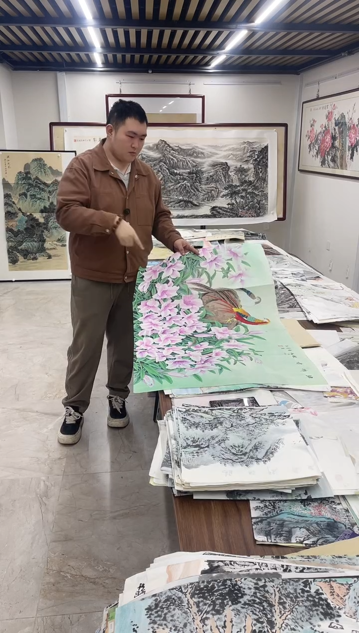 国画融易专属链接-玉兰工笔带证书