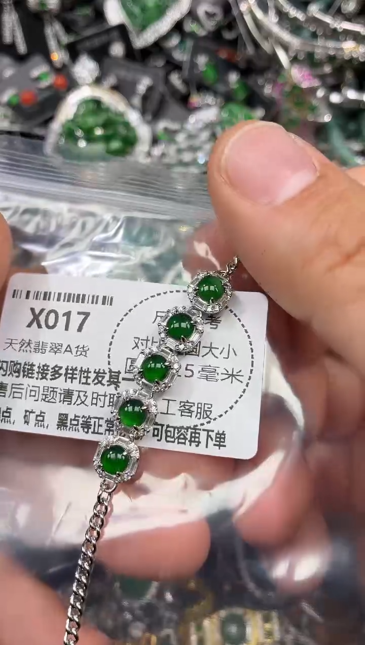 颈饰未镶嵌翡翠X017手链