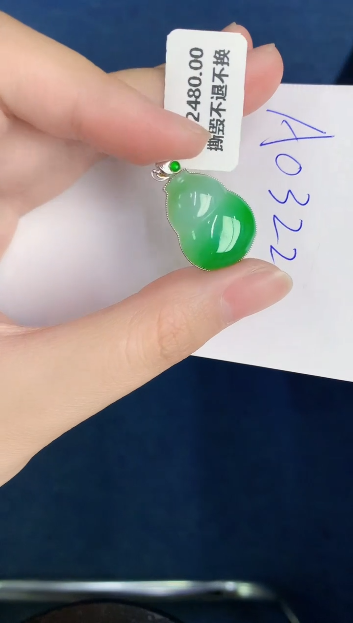 【闪购商品】翡翠颈饰18K金镶嵌000000000