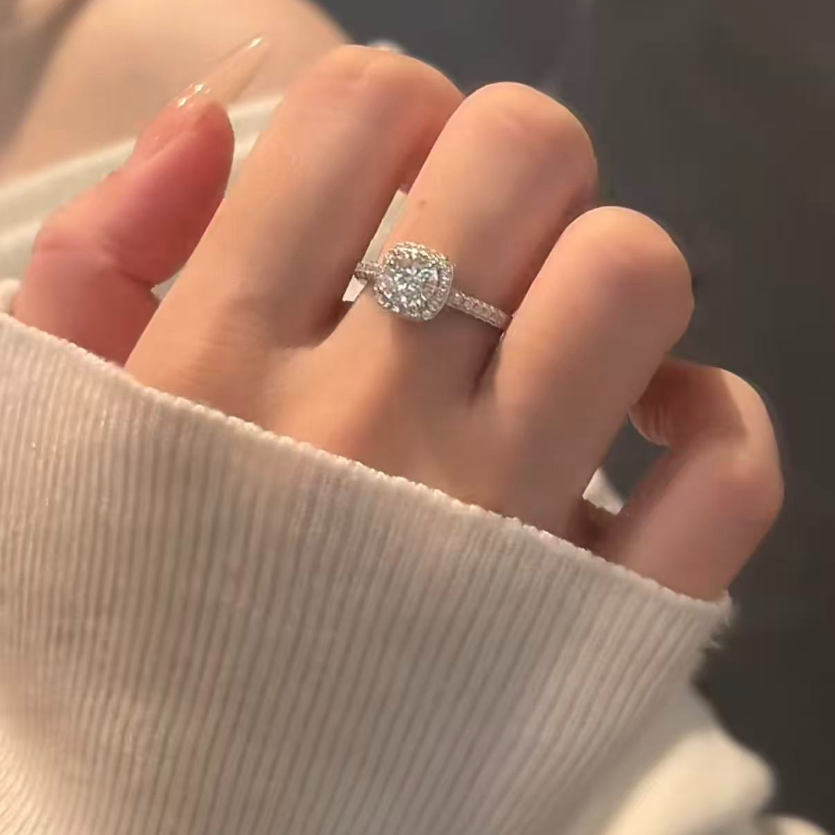 【高端定制】公主方包1.0ct