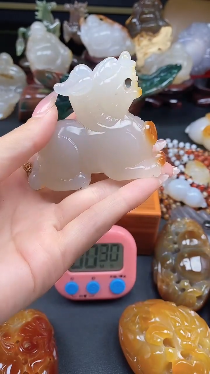 【闪购商品】玛瑙/玉髓颈饰未镶嵌dd