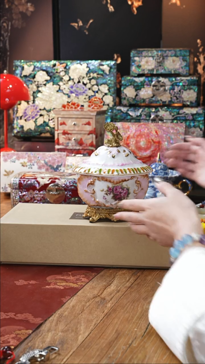 【闪购商品】瓷片豆包儿推荐饰品摆件