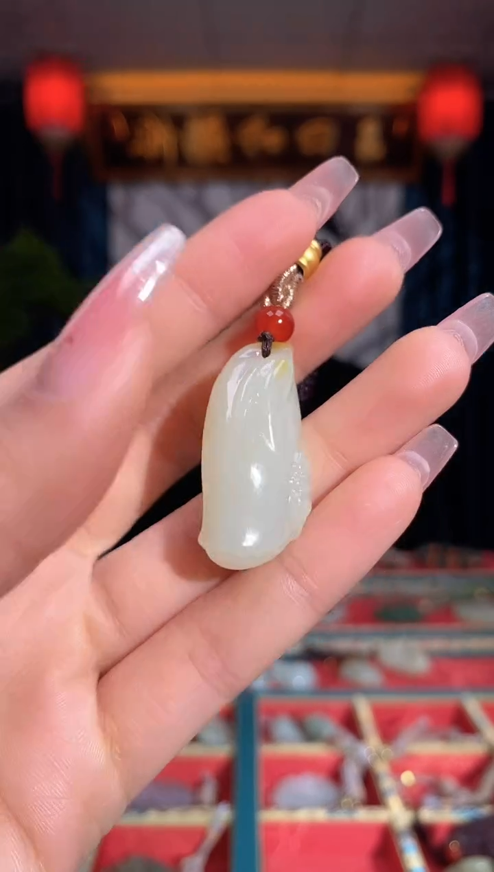 【闪购商品】和田玉颈饰未镶嵌竹节