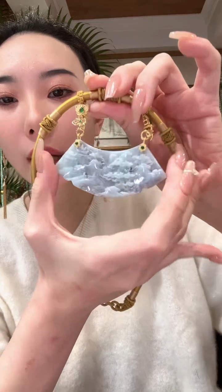 【闪购商品】翡翠颈饰未镶嵌国风