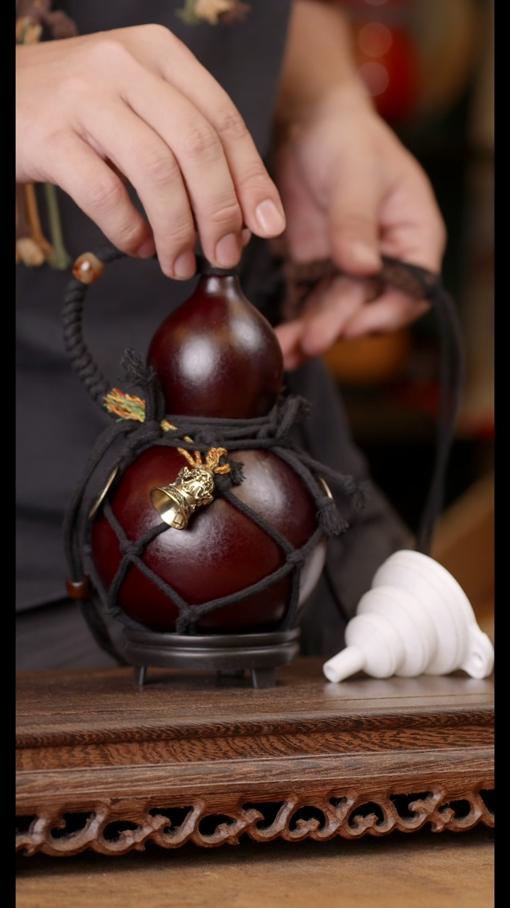 81号精品天然大漆酒葫芦一物一拍~