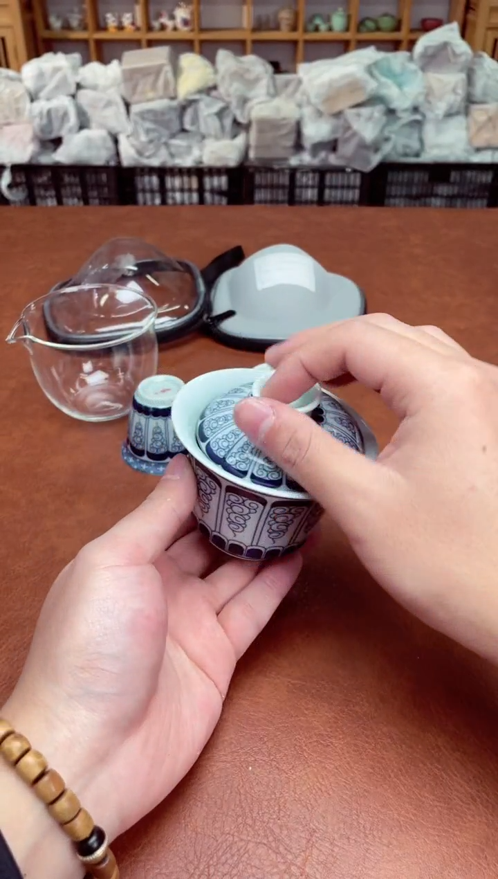 【闪购商品】摆件高端瓷器易仟杯茶器