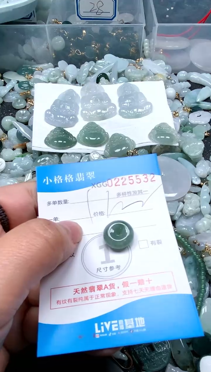 【闪购商品】翡翠颈饰未镶嵌闪购商品0225532