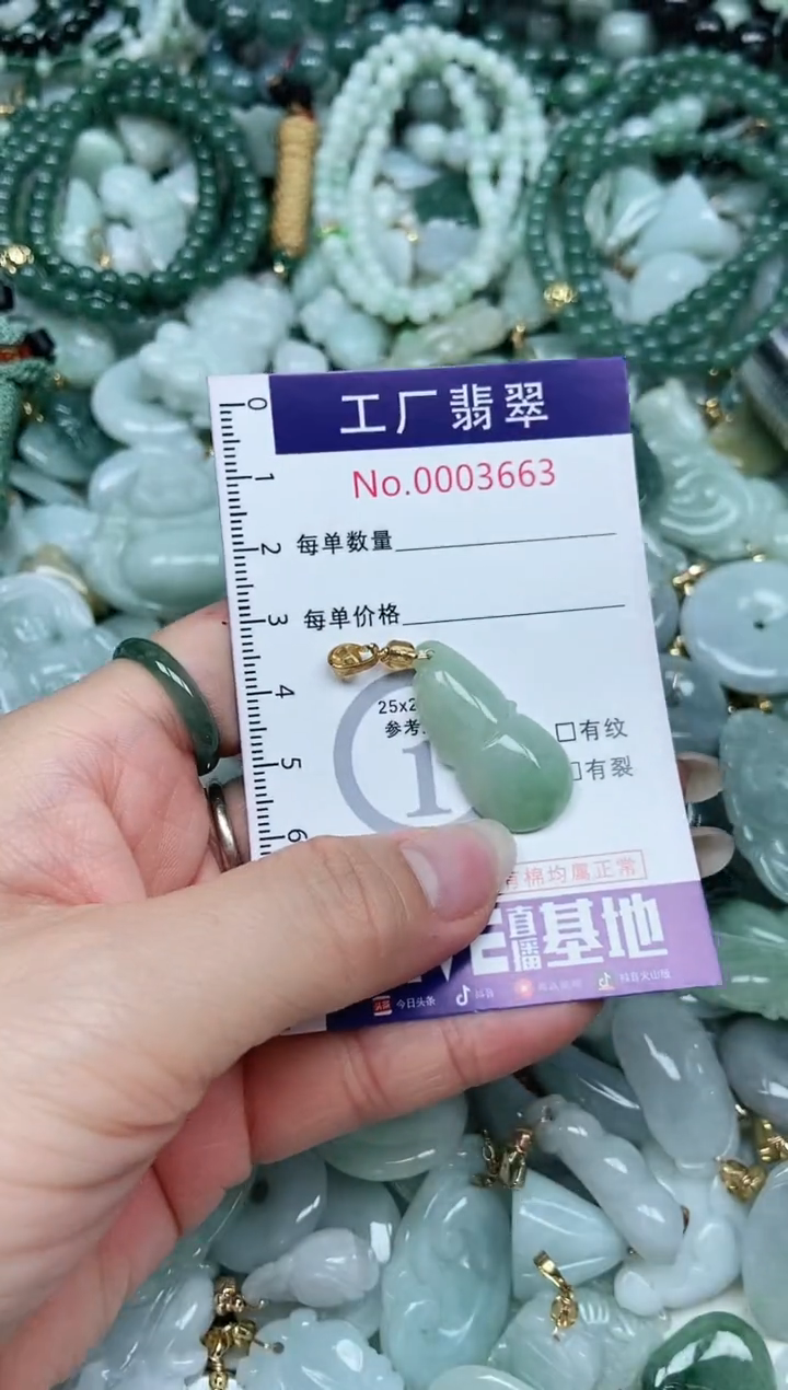 【闪购商品】翡翠吊坠(不含链)未镶嵌翡翠