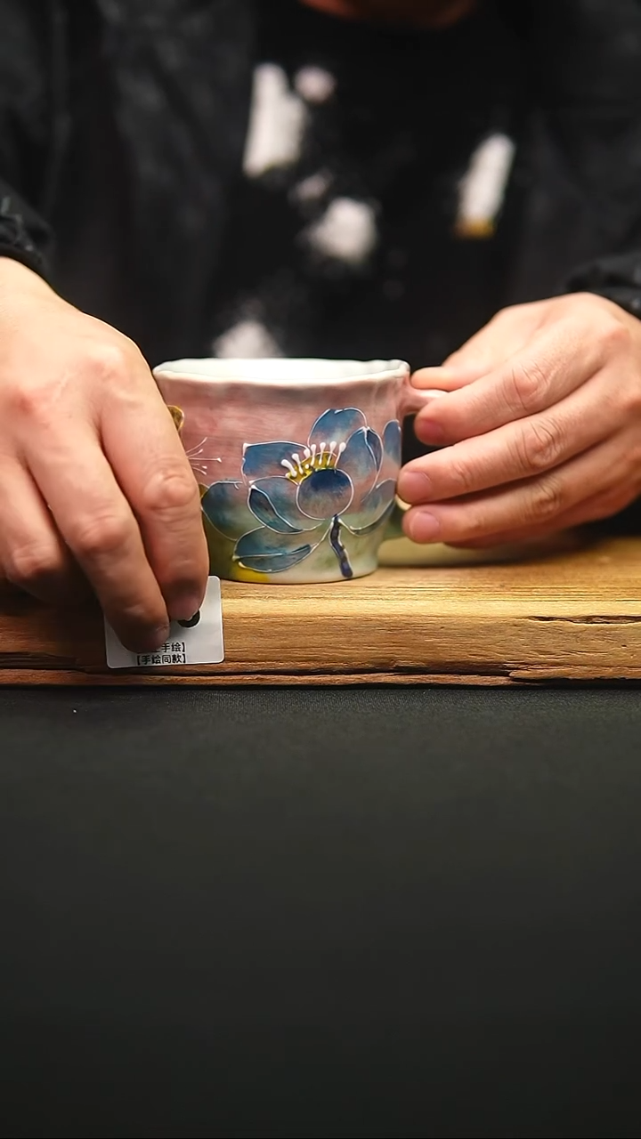 @@陶园瓷舍@@纯手工手绘@高温釉下彩