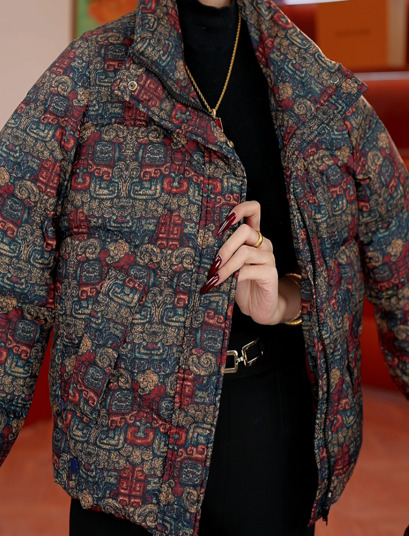 【甄选大朵鸭绒】2025杭州原版正品保暖减龄修身羽绒服ZF-R058-JXGD