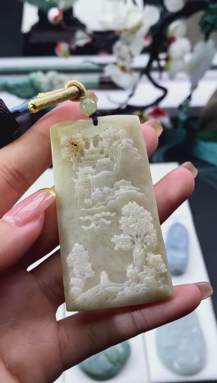 【闪购商品】翡翠颈饰未镶嵌天然缅甸翡翠A货