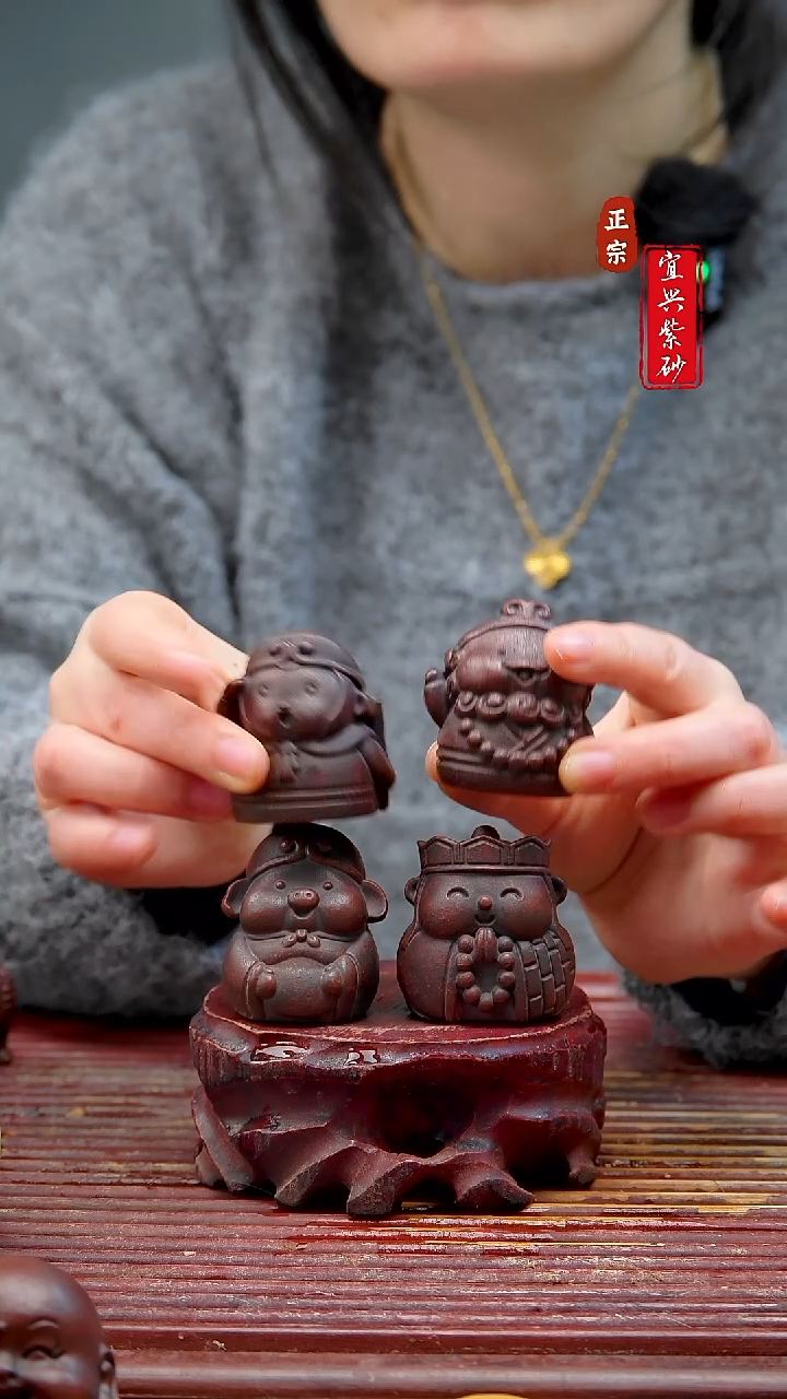 紫砂宜兴紫砂茶宠摆件
