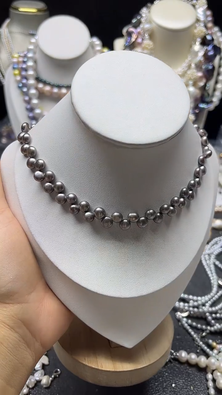 颈饰未镶嵌淡水珍珠多人