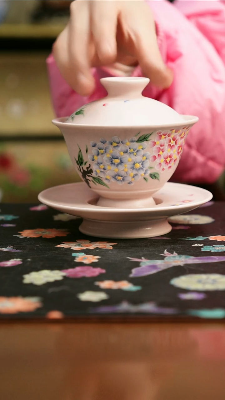 景德镇陶瓷杯碗柴烧多人