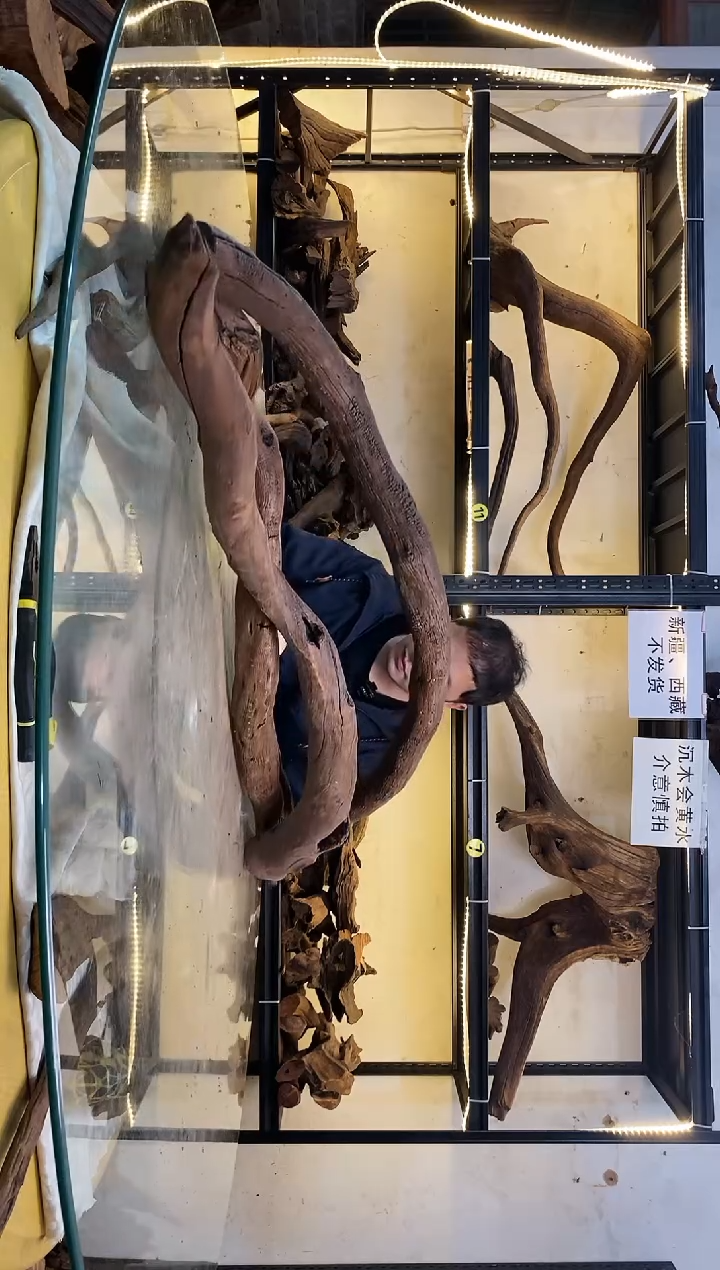 【闪购商品】柚木木艺346鱼缸造景素材