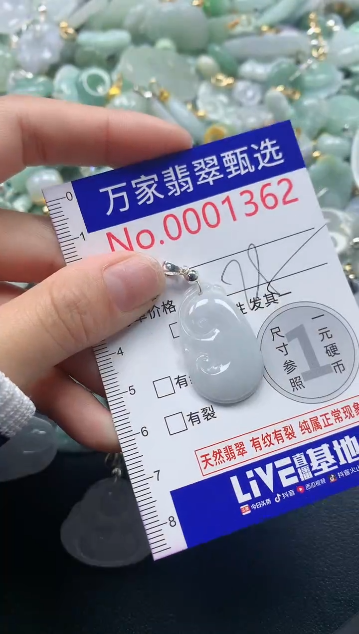 吊坠(不含链)未镶嵌翡翠1362