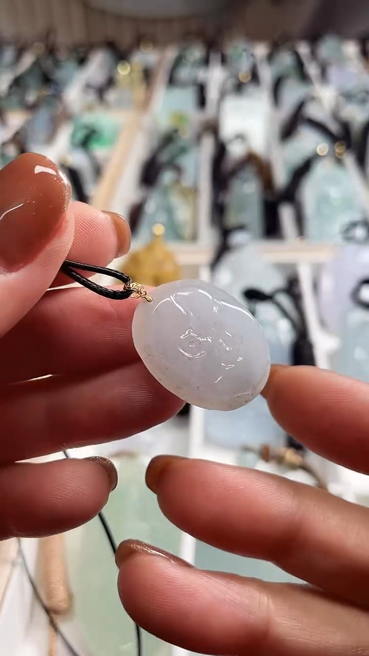 【闪购商品】翡翠颈饰18K金镶嵌111111111