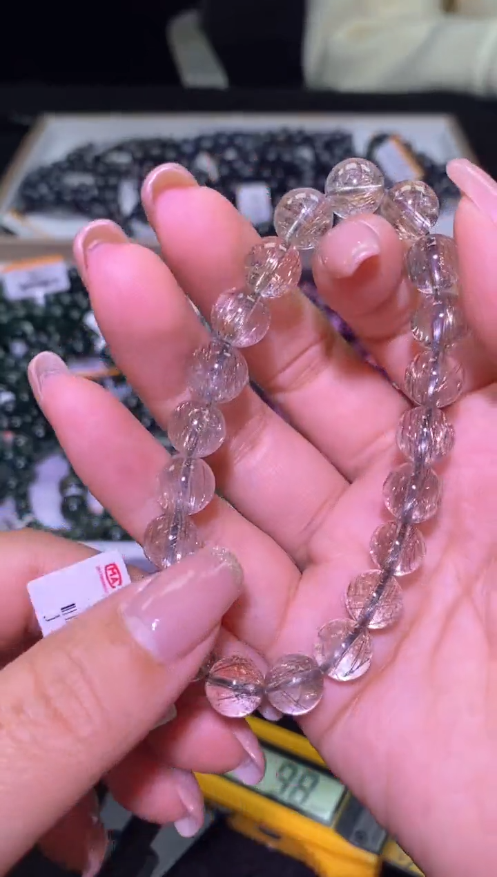 未镶嵌手链水晶魔鬼发单圈-A26-多样性发其一