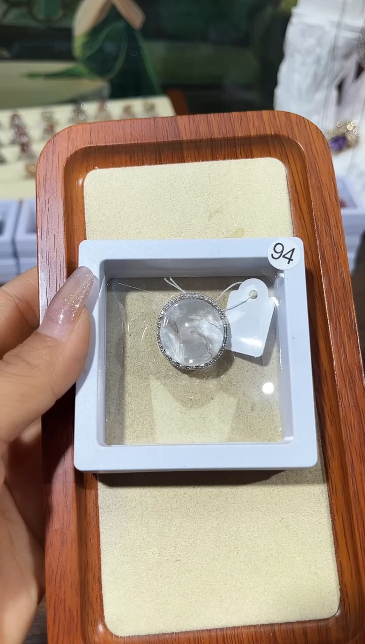 【闪购商品】水晶颈饰银S925镶嵌定制