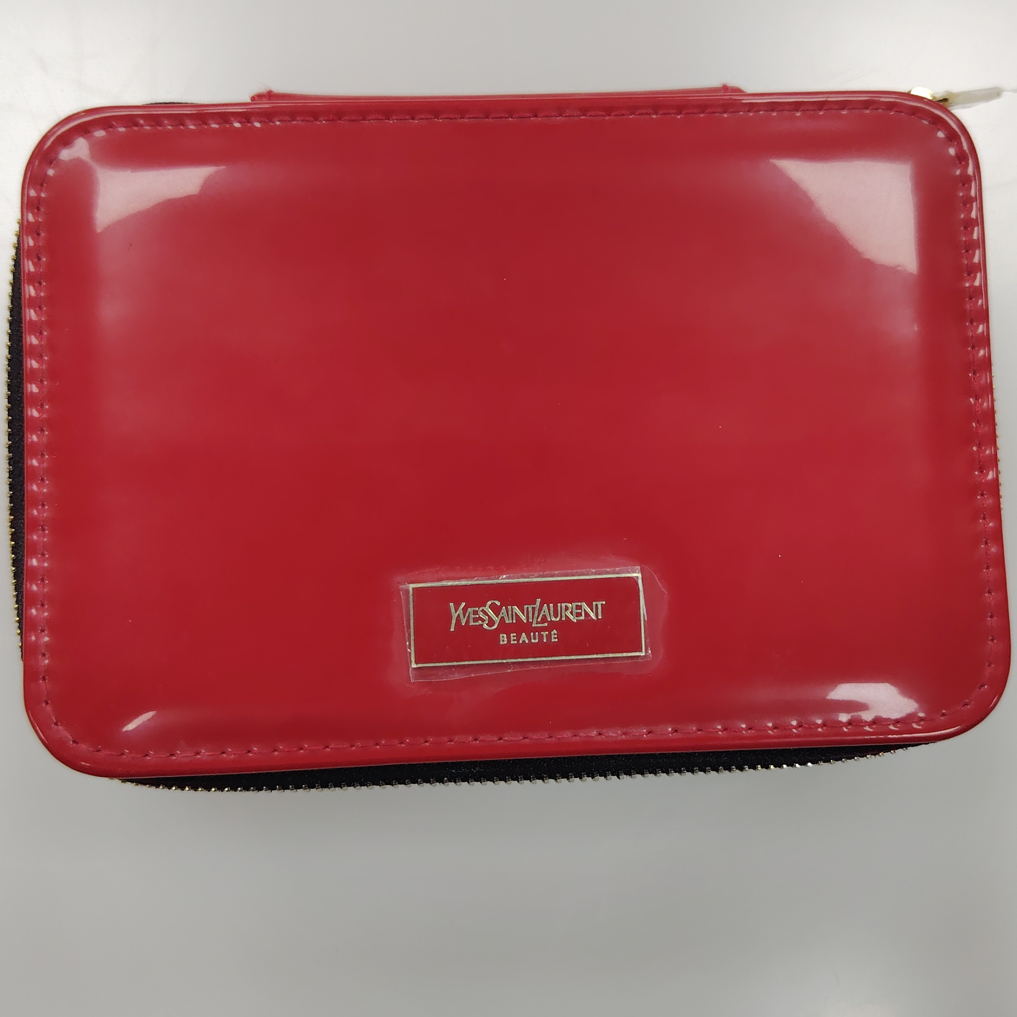 圣罗兰【K198】专柜礼赠化妆包漆皮收纳包自带镜子手拿包整理包