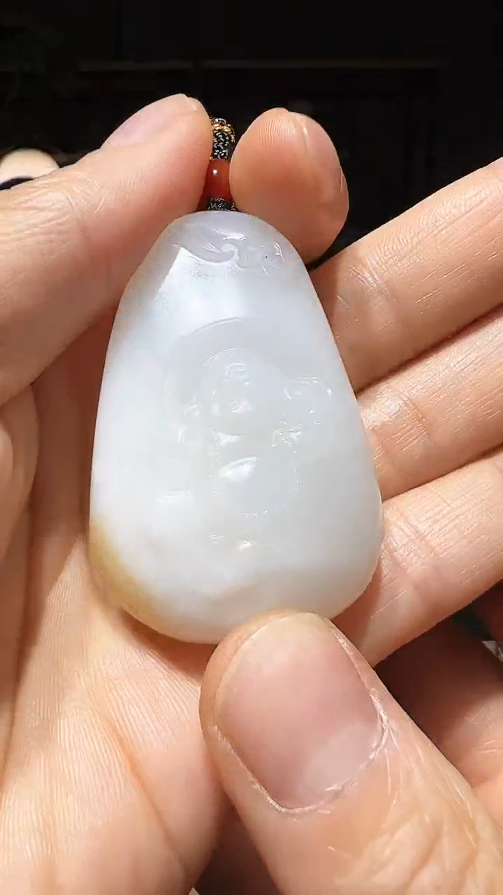 【闪购商品】和田玉吊坠(赠链)未镶嵌挂件