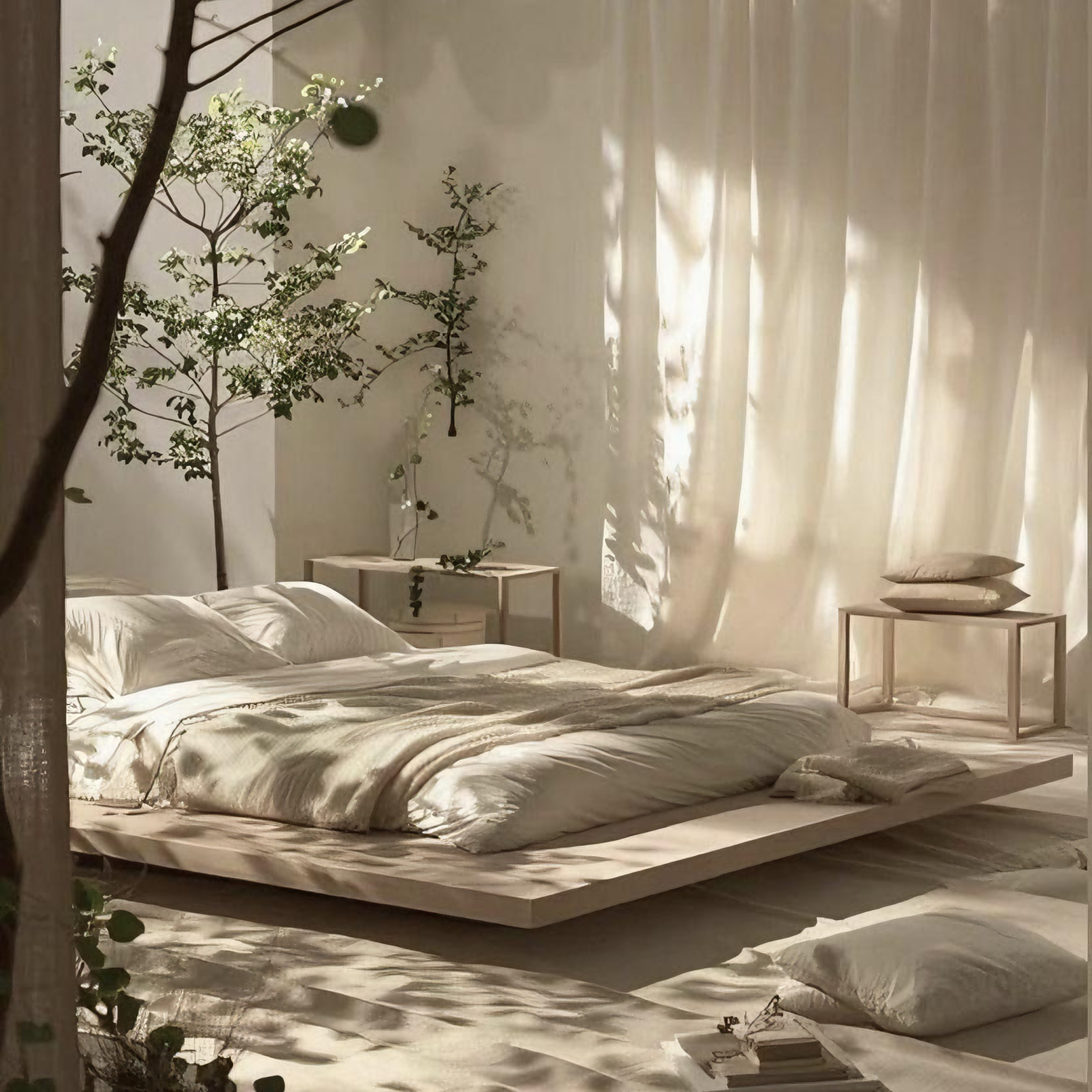 【京会社】钉扣被罩花枝