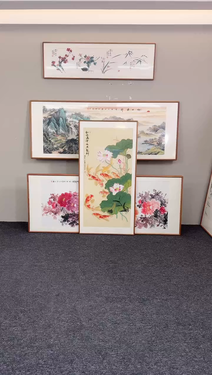 国画北**狼葫芦竖版200*90收回作品