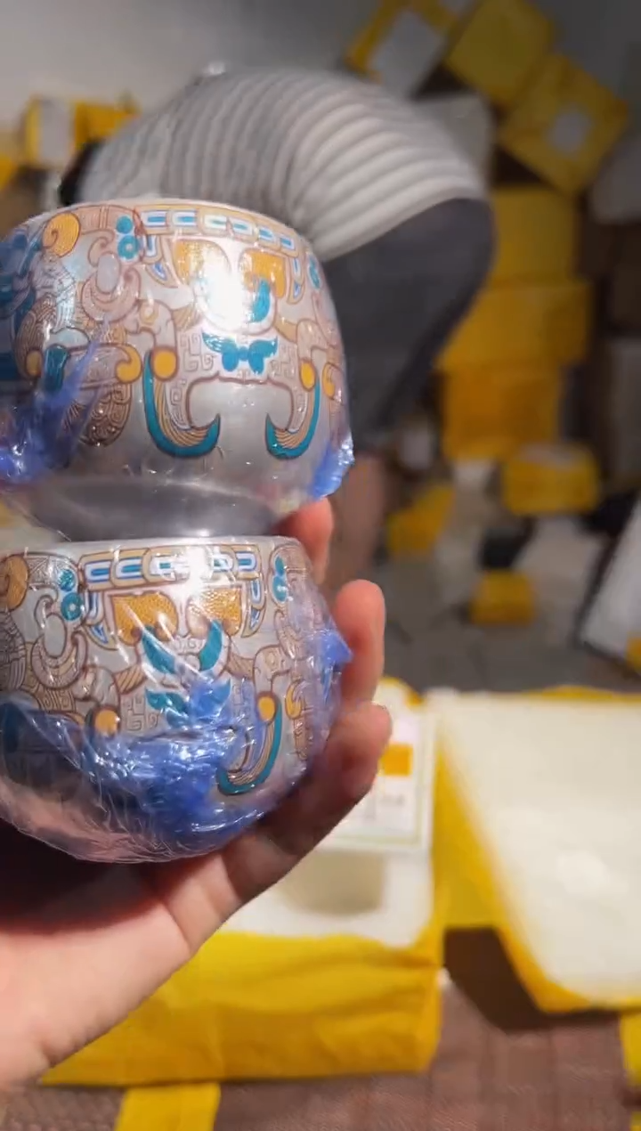 陶瓷茶具摆件旅行套组