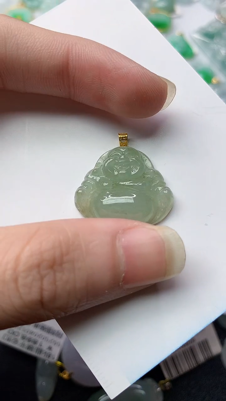 【闪购商品】翡翠颈饰18K金镶嵌25..........