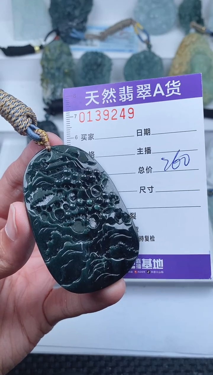 【闪购商品】翡翠颈饰未镶嵌       249