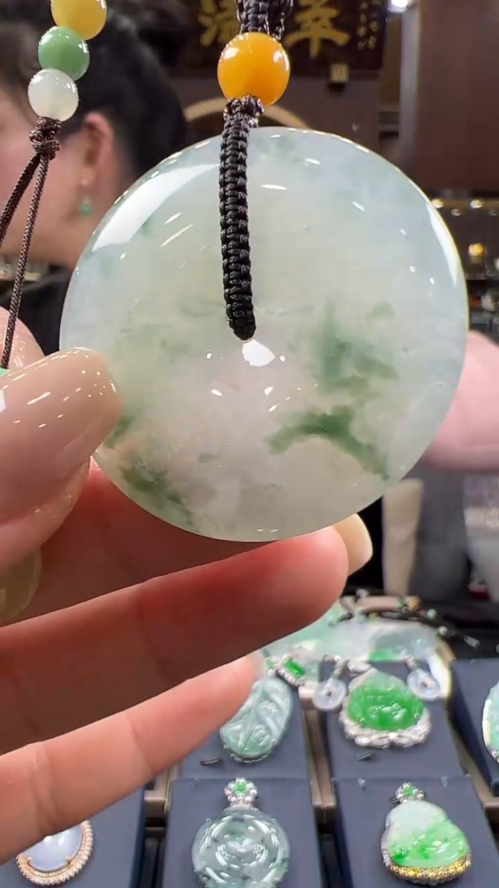 【闪购商品】翡翠挂件未镶嵌平安扣