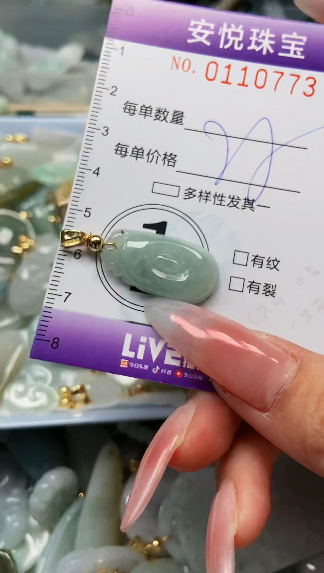 【闪购商品】翡翠颈饰未镶嵌闪购0110773