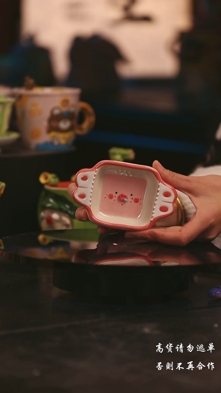 陶瓷景德镇可爱设计师款陶瓷 